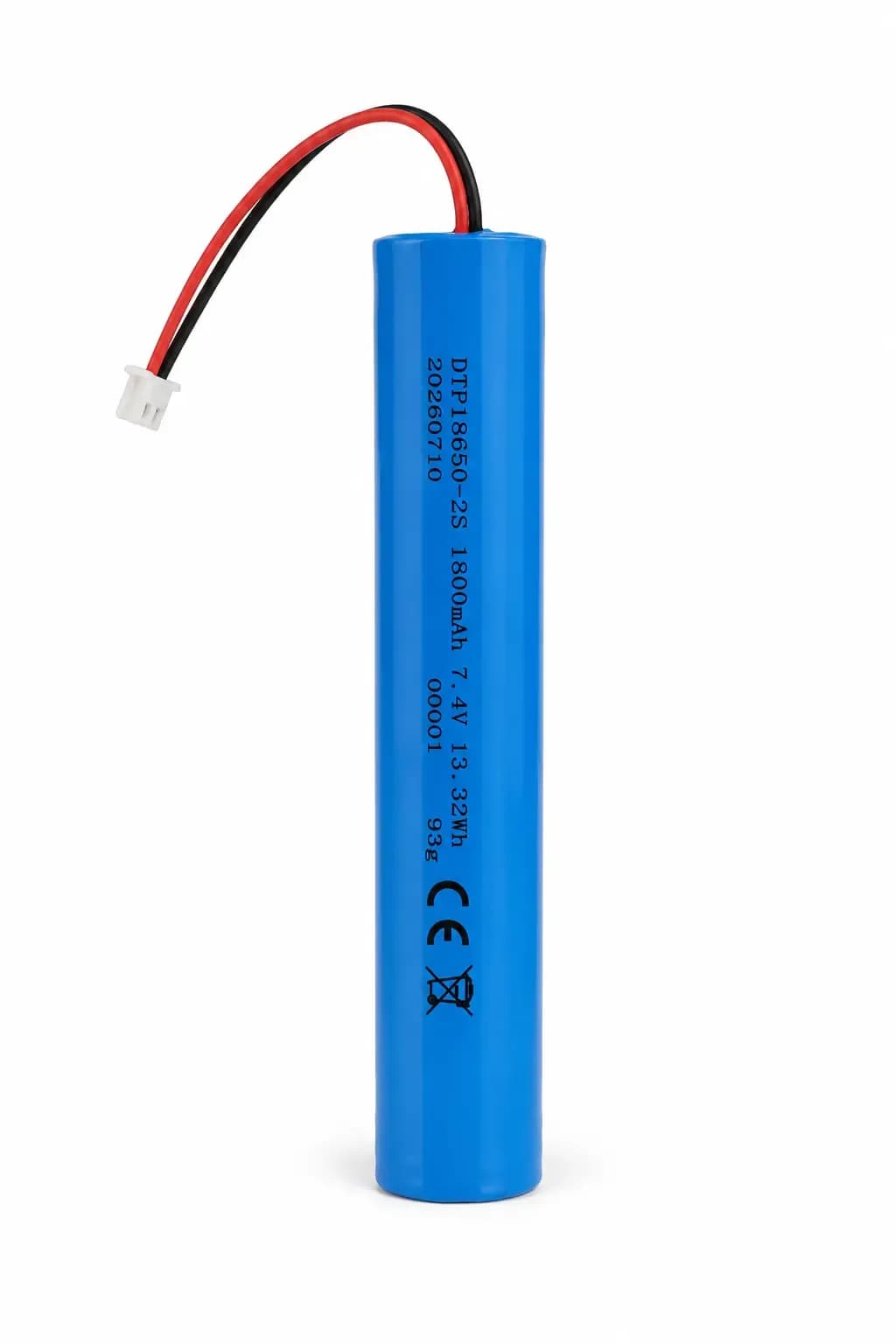 Green Battery DTP18650-2S 13.32Wh Lithium Battery 7.4V 1800mAh Rechargeable Battery Lithium Ion Batteries Pack