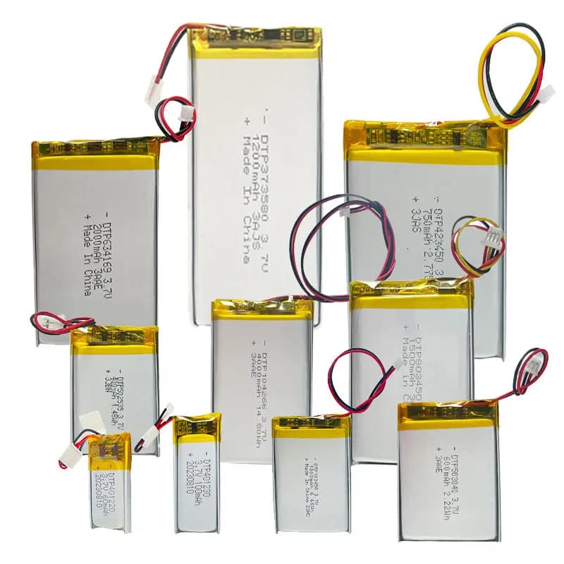 BIS Approved Pouch Lithium Ion Polymer battery 110-400mah