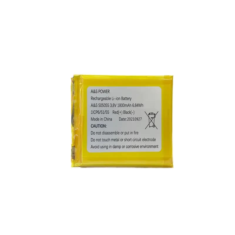 Small Rechargeable 3.7V Lithium Polymer battery 602535 500mah