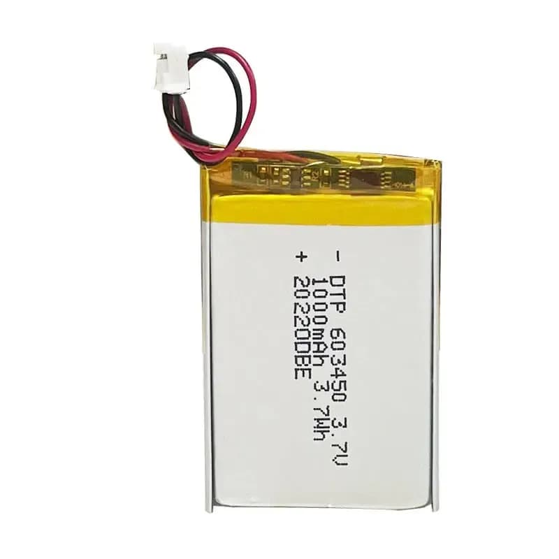  Lithium Polymer Battery DTP603450 3.7V 1000mAh