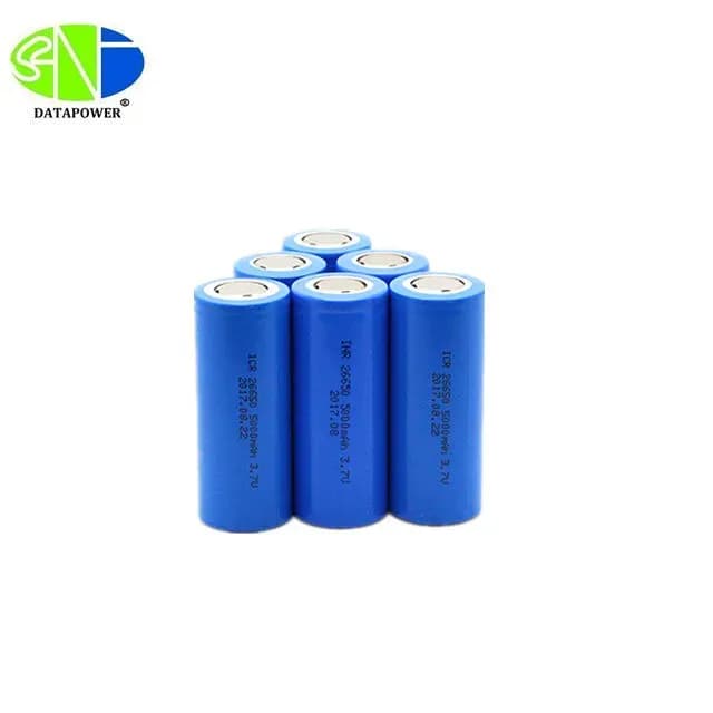 2C discharge 26650 3.7V Rechargeable Battery 5000mAh with >1000 Cycles