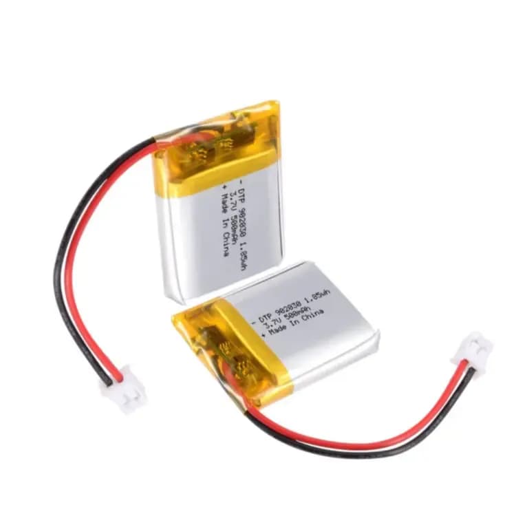 1C 3C 5C  High Discharging rate Battery Pouch 3.7v 1S 500mah 400mah 300mah for Fitness Smartwatch