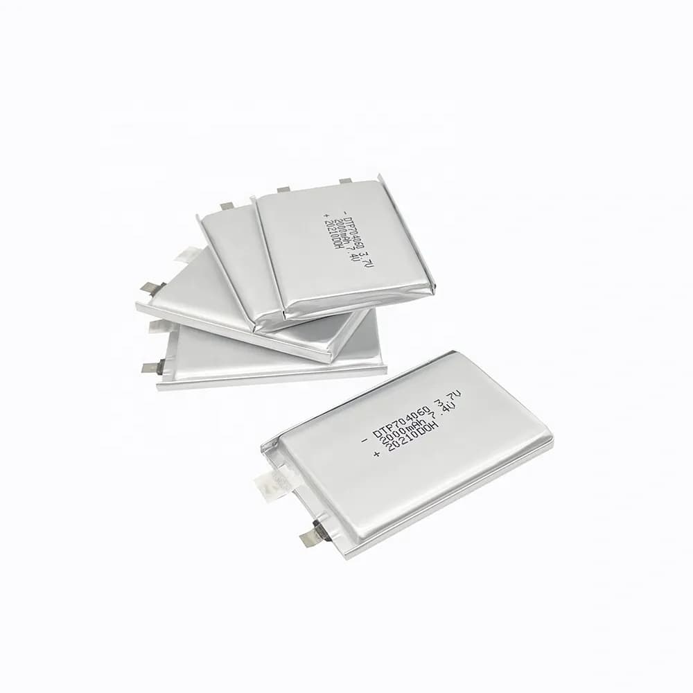 Custom Low Temperature Li Polymer Battery 3.7v 600mah 800mah 2000mah 2600mah Rechargeable Heated Clothing Battery