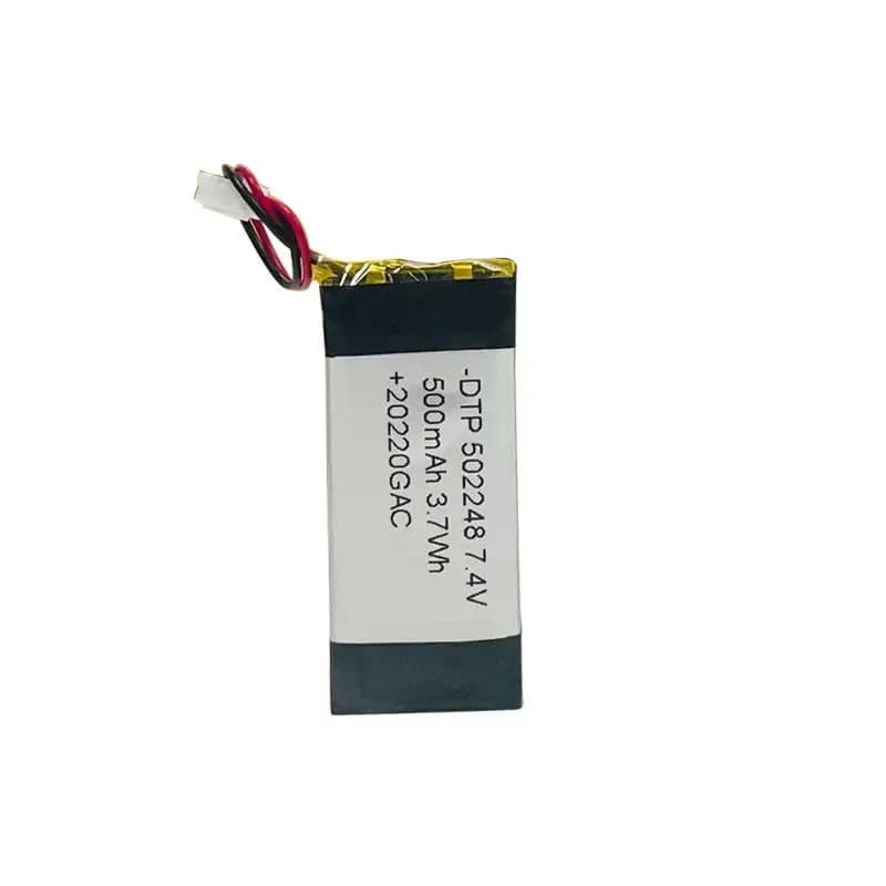 7.4V DTP502248-2S  400mAh Lithium Polymer Battery Pack with 10K NTC 3 Wires