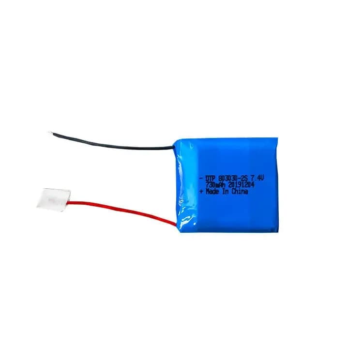 Li-polymer Battery Pack DTP803030-2S 7.4V 730mAh  