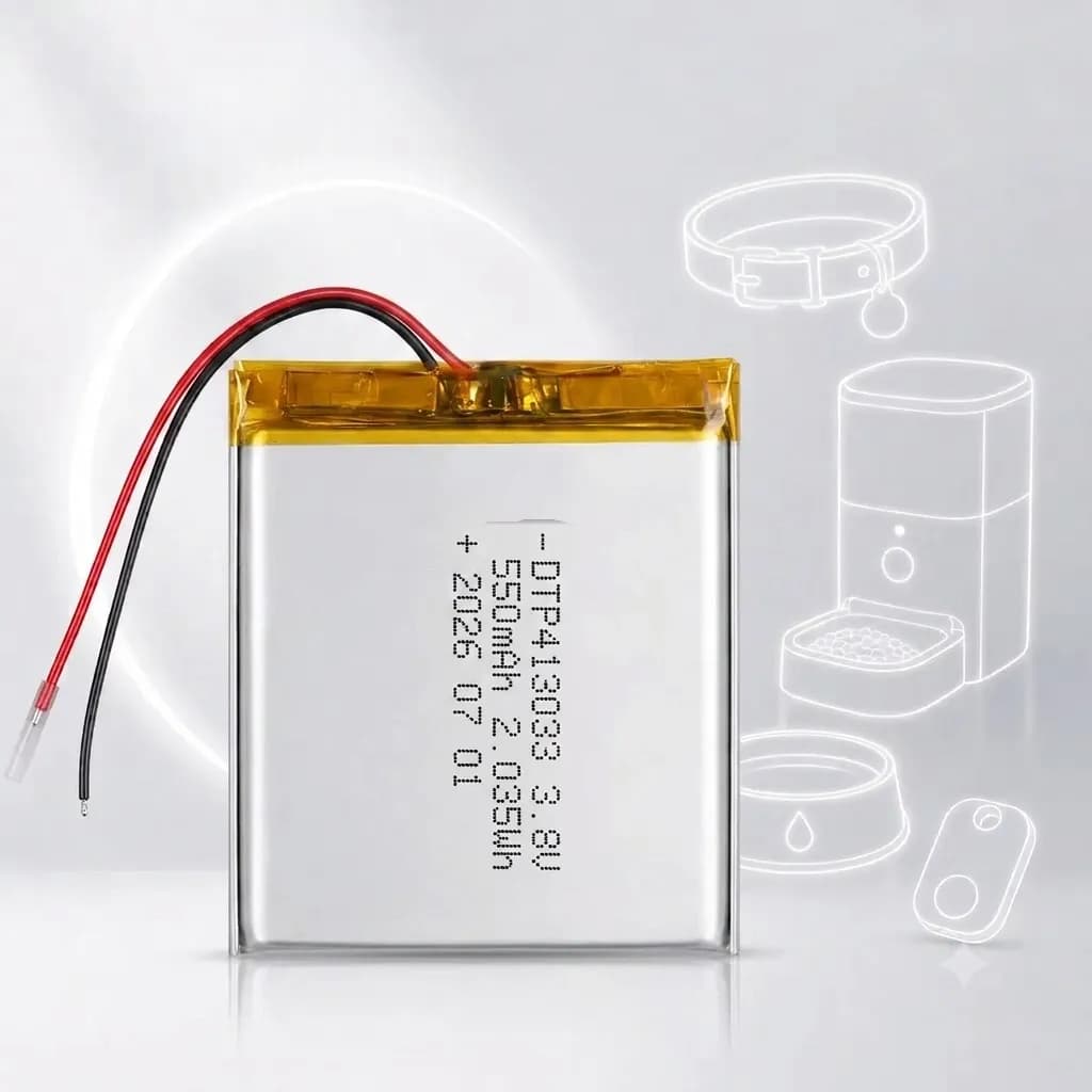 Green Battery DTP413033 550mAh 3.8V High Discharge Rate Battery Rechargeable Battery Lithium Ion Batteries Pack