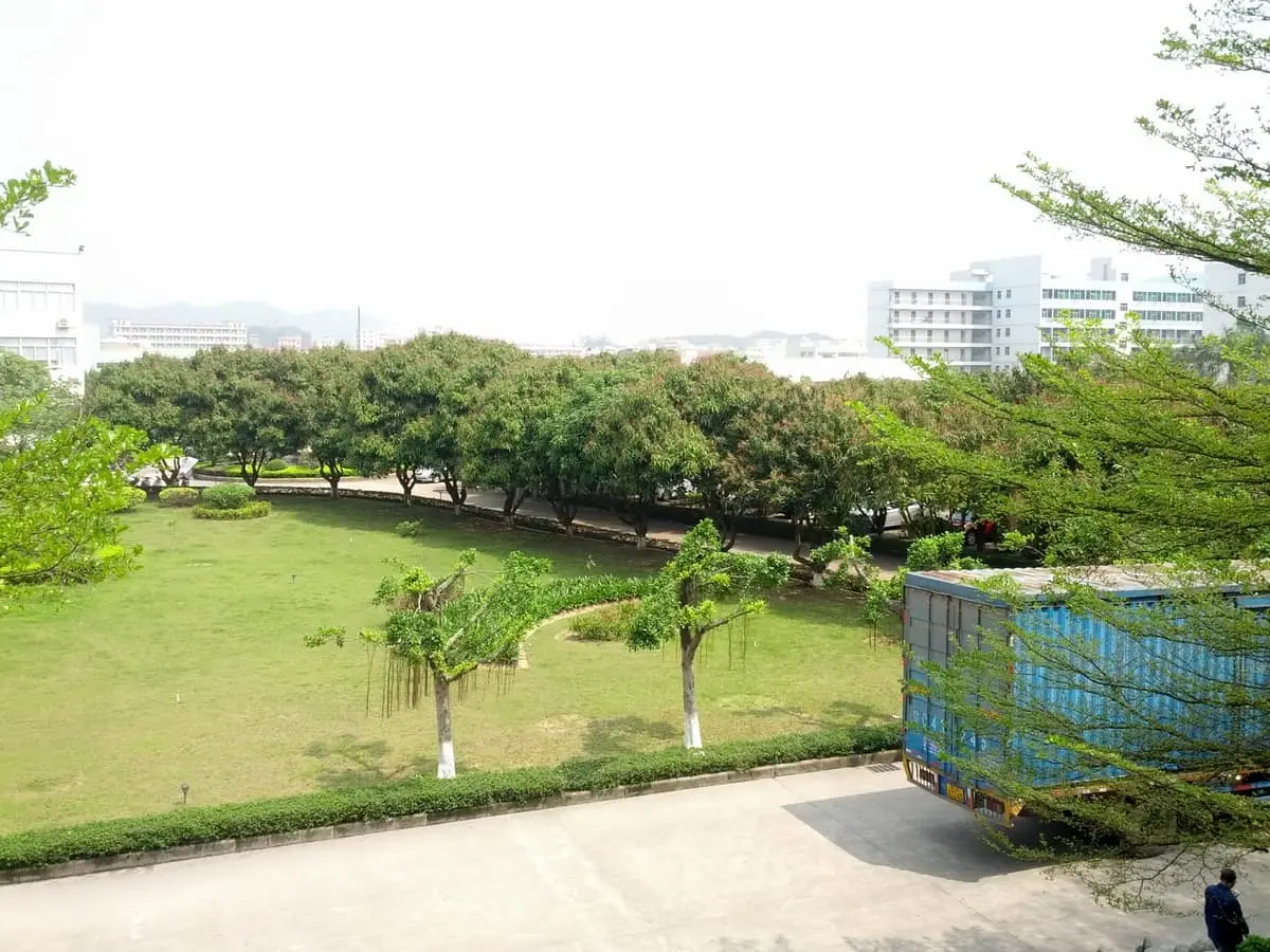 Battery manufacturing campus with dedicated production buildings.