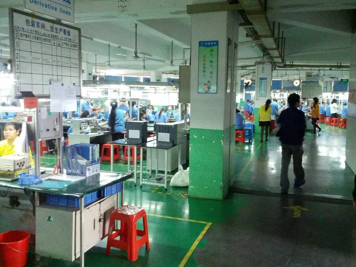 Many model lines running side by side.